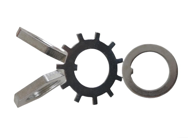 BBMTA Replacement 1-1/2" Trailer Spindle Washer Nut Kit K71-367-00 Fits Dexter 9K 10K GD Round Spindle End Axle - Image 5